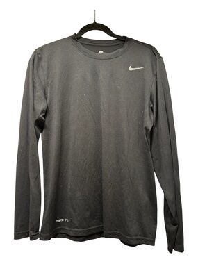 Nike Black Long Sleeve Dri-FIT Crew Shirt